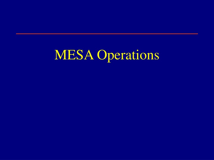 mesa operations n.w