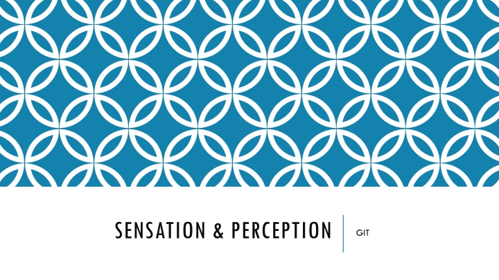 sensation perception n.w