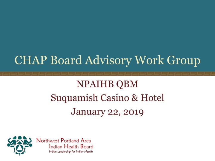 chap board advisory work group n.w