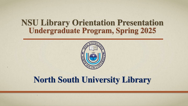 nsu library orientation presentation n.w