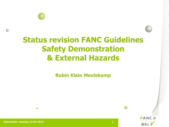 status revision fanc guidelines safety n.w