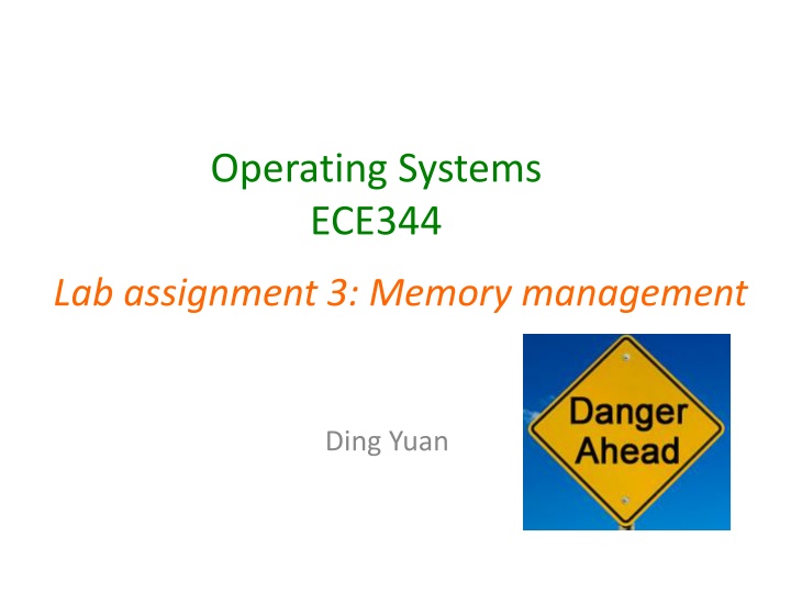 operating systems ece344 n.w