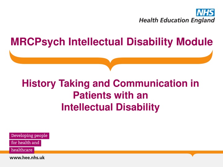 mrcpsych intellectual disability module n.w