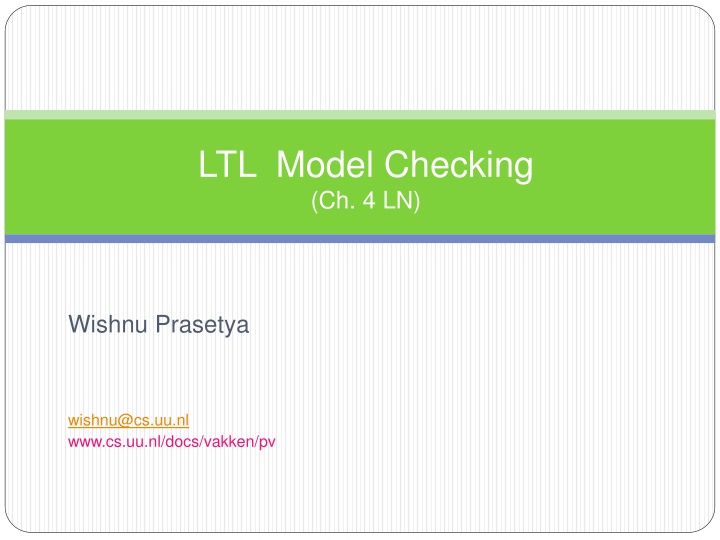 ltl model checking ch 4 ln n.w