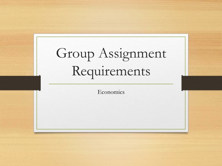 group assignment requirements n.w