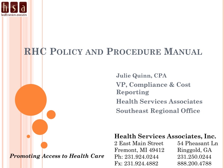 rhc p olicy and p rocedure m anual n.w