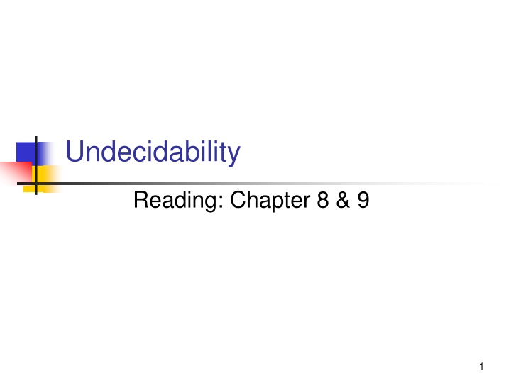 undecidability n.w