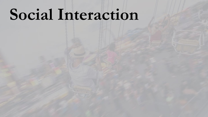 social interaction n.w