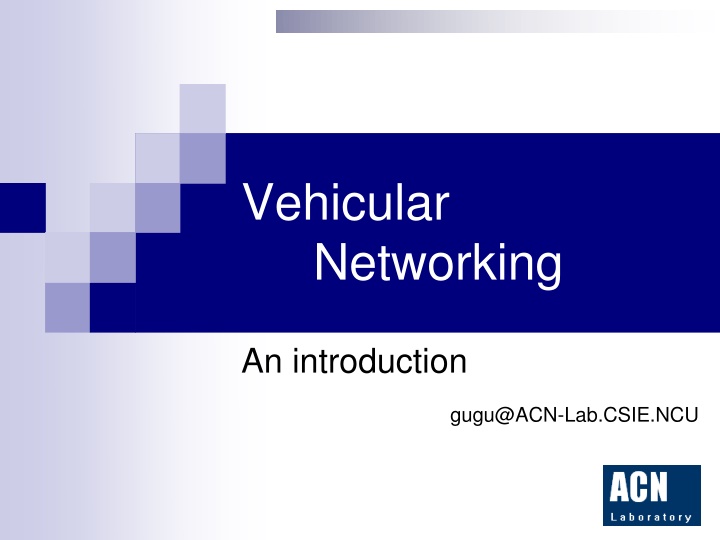 vehicular networking n.w