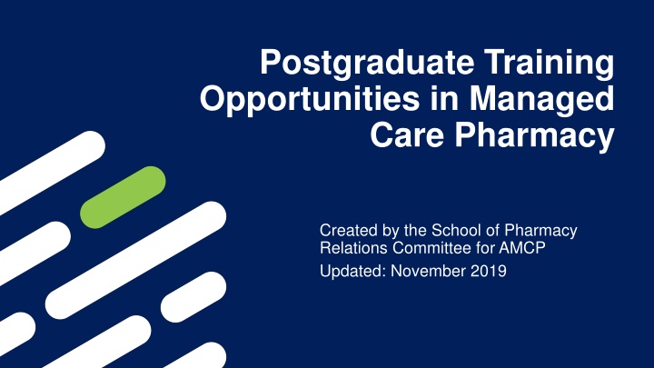 postgraduate training opportunities in managed n.w