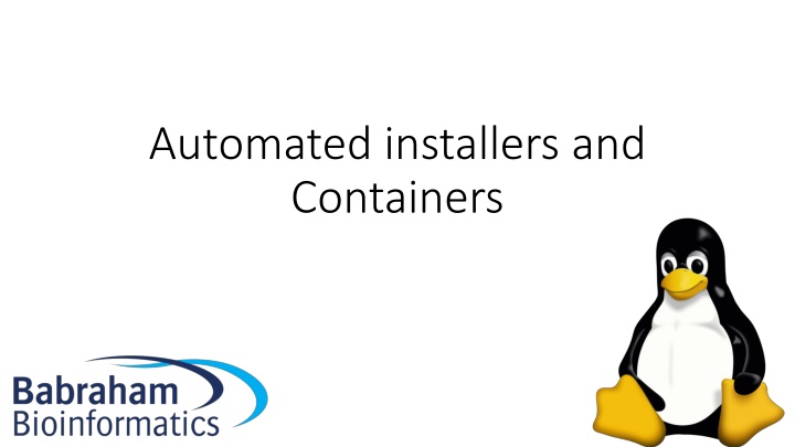 automated installers and containers n.w