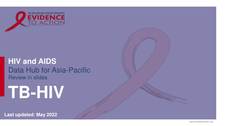 hiv and aids data hub for asia pacific review n.w