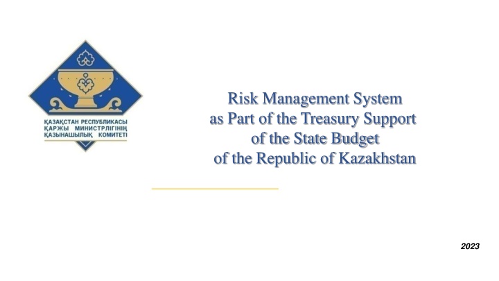 risk management system as part of the treasury n.w