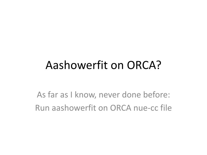 aashowerfit on orca n.w