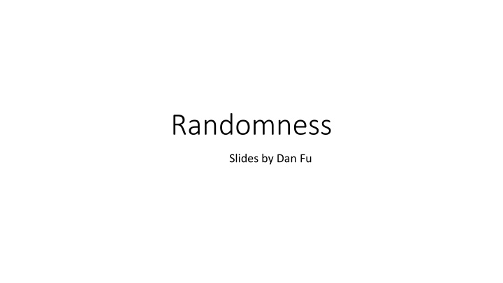 randomness n.w