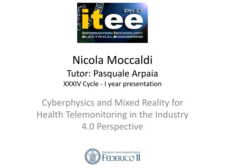 nicola moccaldi tutor pasquale arpaia xxxiv cycle n.w