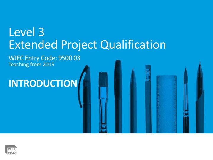 level 3 extended project qualification wjec entry n.w
