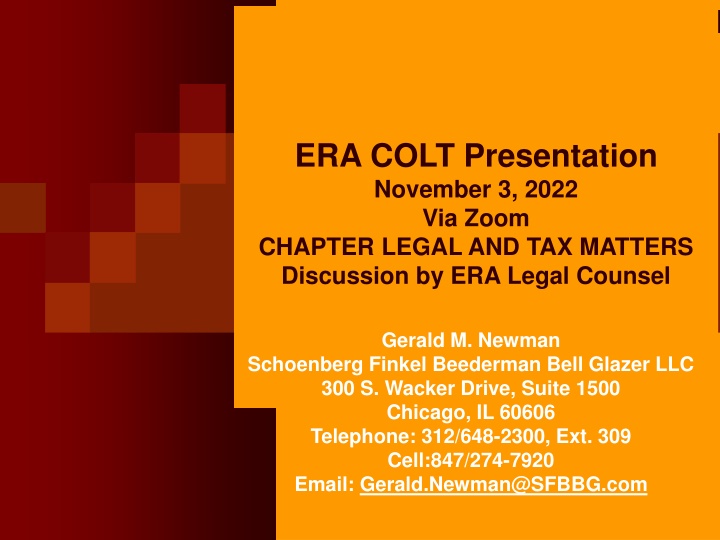 era colt presentation november 3 2022 via zoom n.w