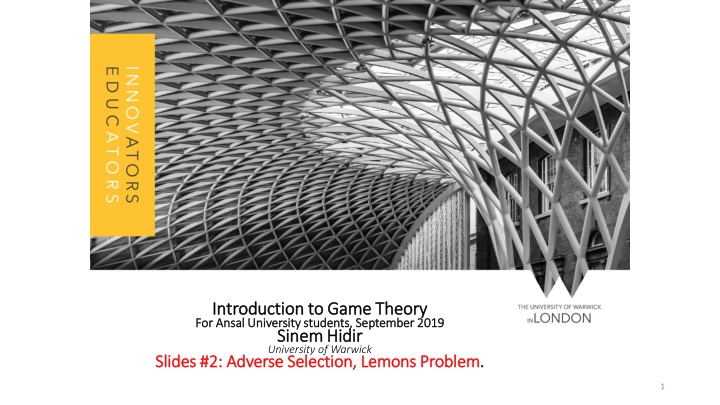 introduction to game theory introduction to game n.w