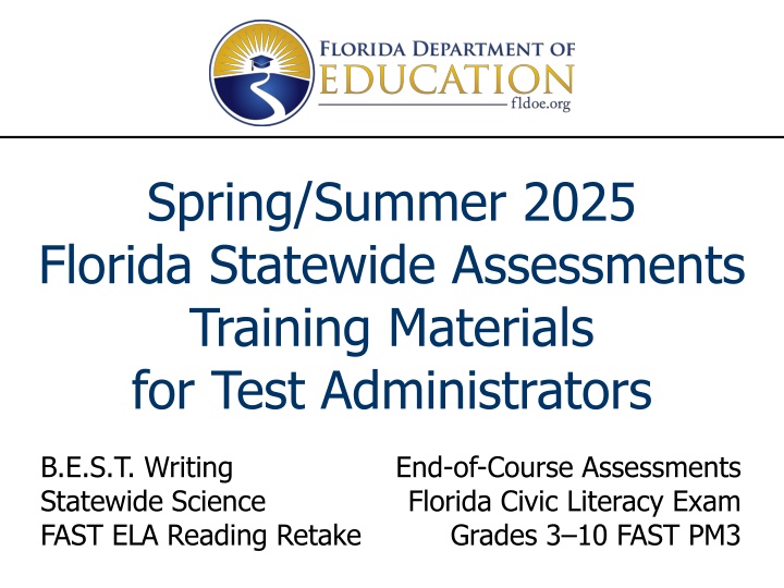 spring summer 2025 florida statewide assessments n.w