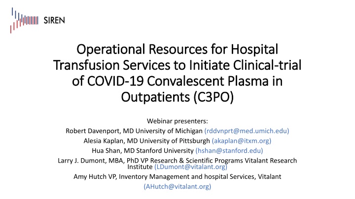 operational resources for hospital operational n.w