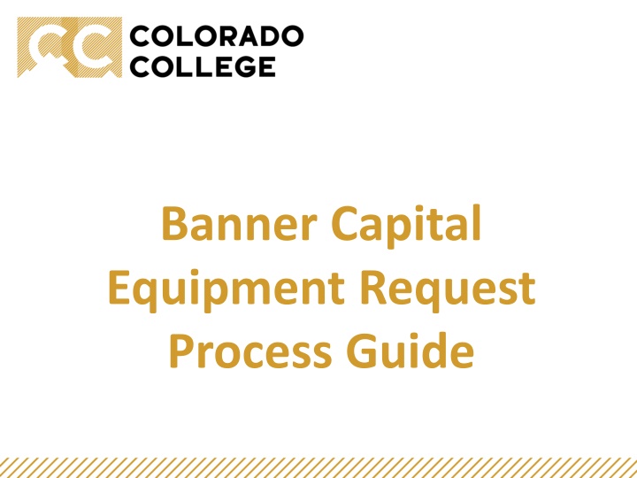 banner capital equipment request process guide n.w