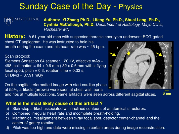 sunday case of the day physics n.w
