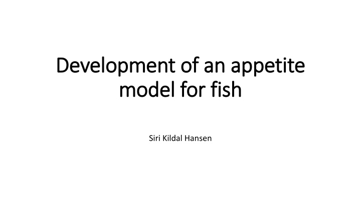 development development of of an model model for n.w