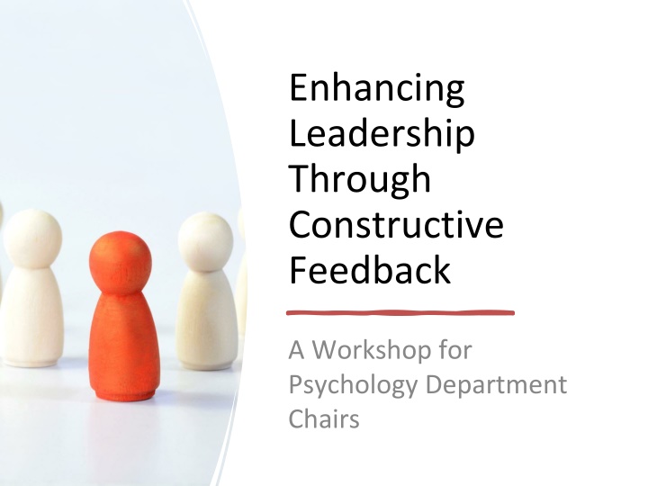 enhancing leadership through constructive feedback n.w
