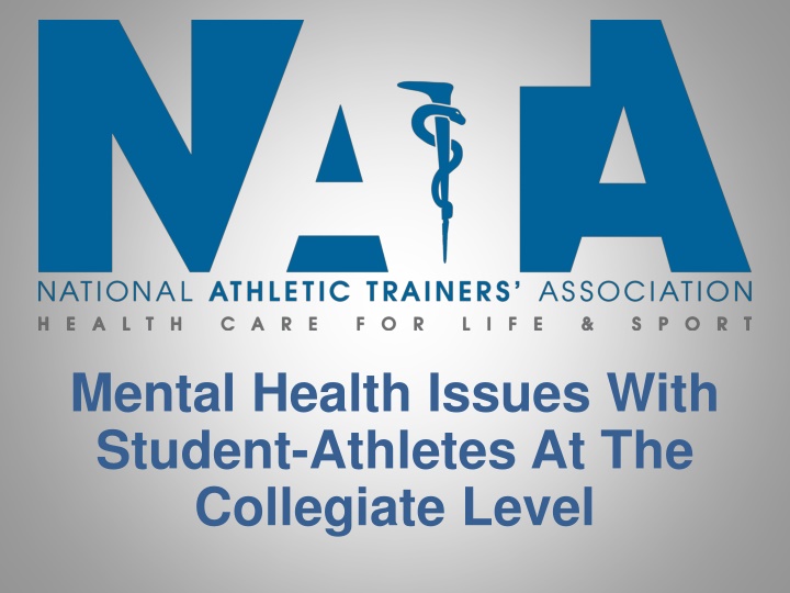 mental health issues with student athletes n.w