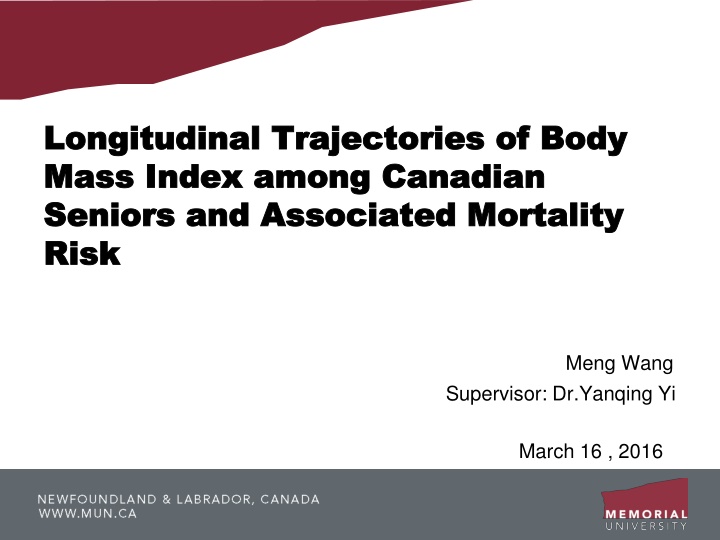 longitudinal trajectories of body longitudinal n.w