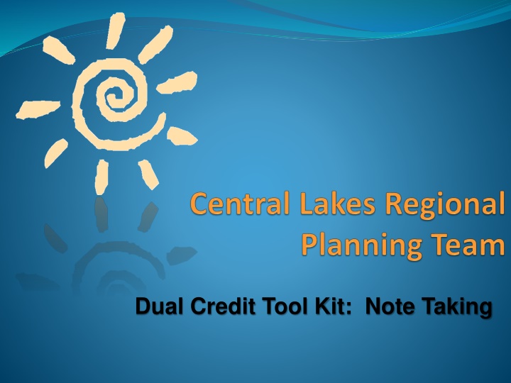 dual credit tool kit note taking n.w