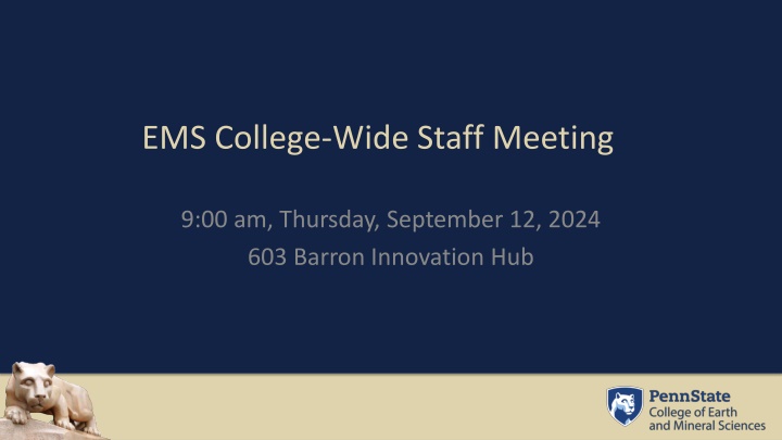 ems college wide staff meeting n.w