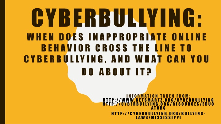 cyberbullying wh en d o es ina p p ro p riate n.w