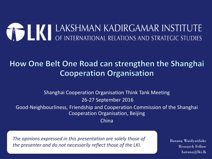 how one belt one road can strengthen the shanghai n.w