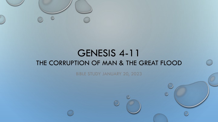 genesis 4 11 n.w