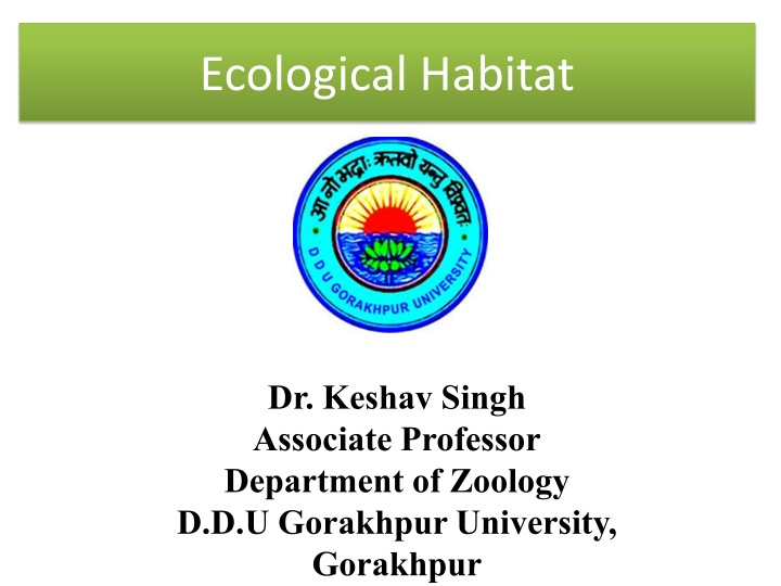 ecological habitat n.w