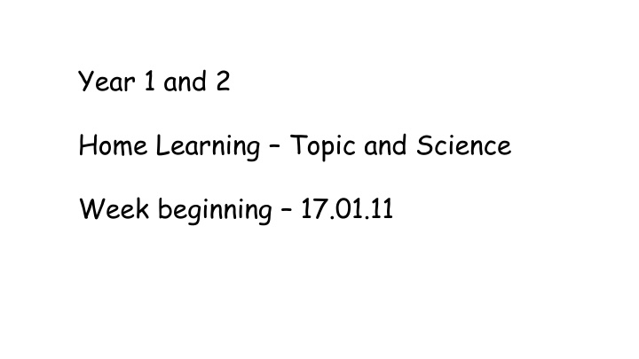 year 1 and 2 n.w