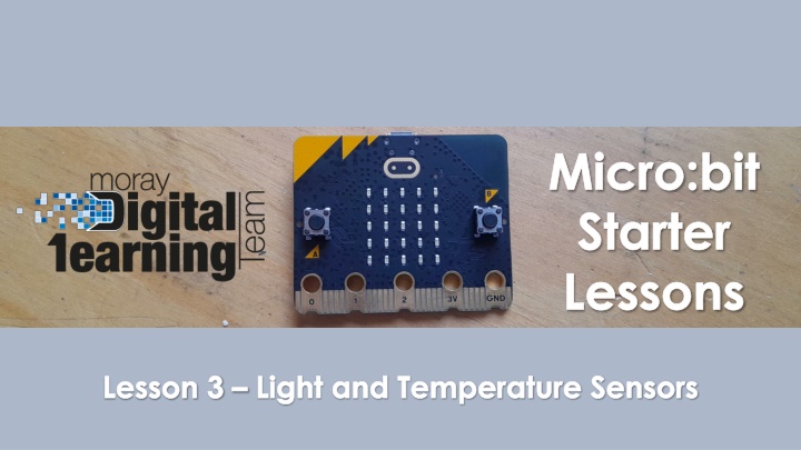 micro bit starter lessons n.w