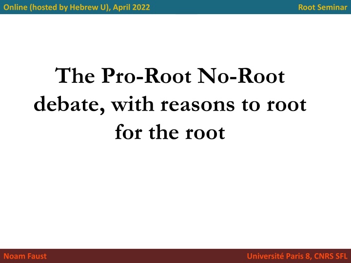 online hosted by hebrew u april 2022 n.w