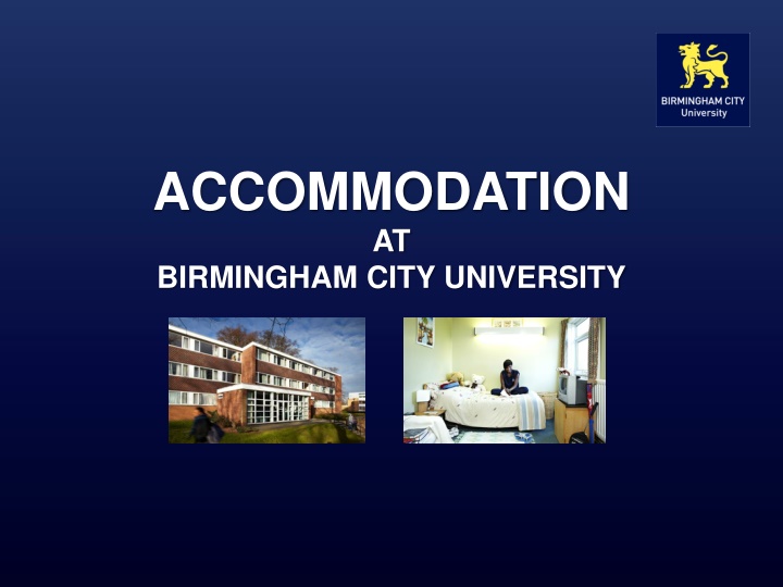 accommodation at birmingham city university n.w