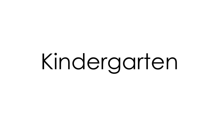 kindergarten n.w