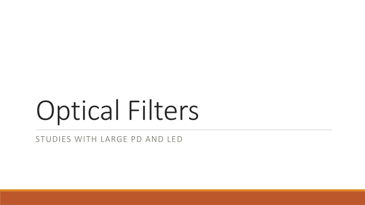 optical filters n.w