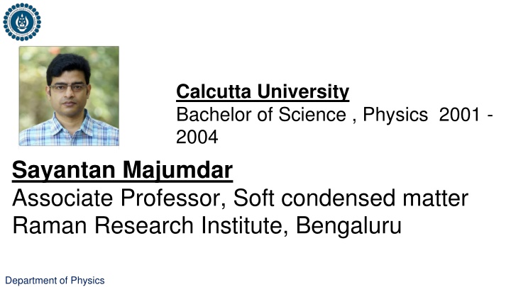 calcutta university bachelor of science physics n.w