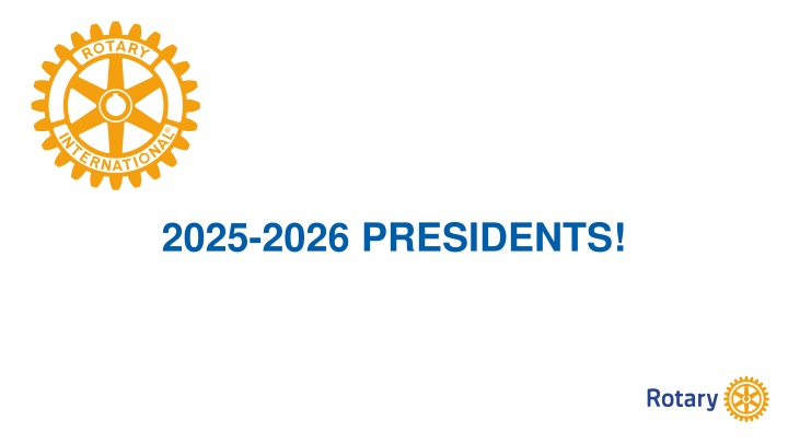 2025 2026 presidents n.w