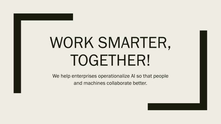 work smarter together n.w