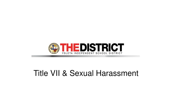 title vii sexual harassment n.w