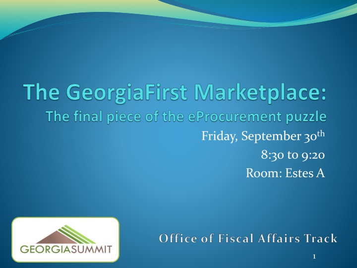 friday september 30 th 8 30 to 9 20 room estes a n.w