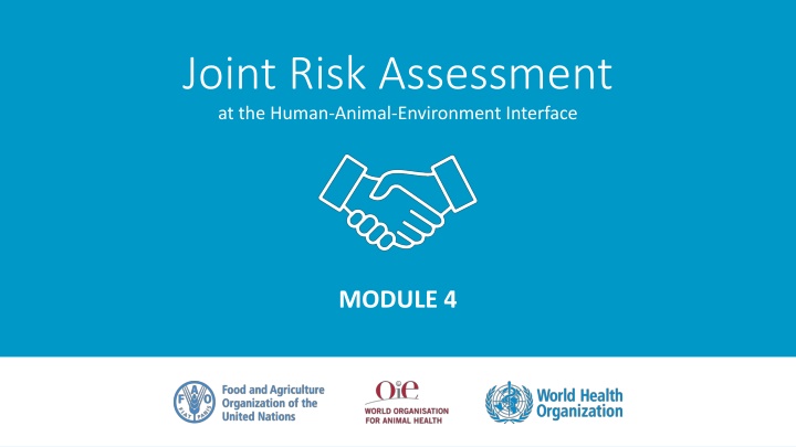 joint risk assessment at the human animal n.w