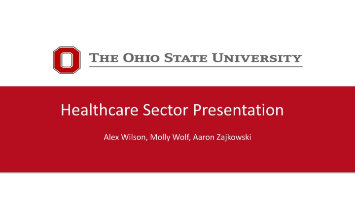 healthcare sector presentation n.w